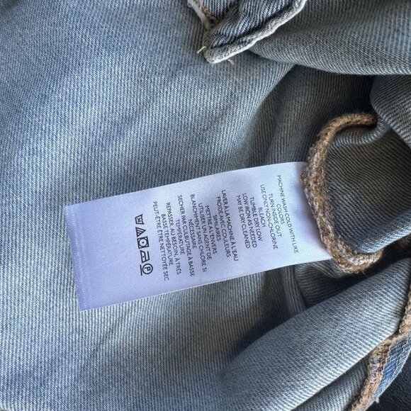 Anthropologie Pilcro Slouchy Trucker Denim Jacket PLUS 1X NWT - Picture 9 of 10